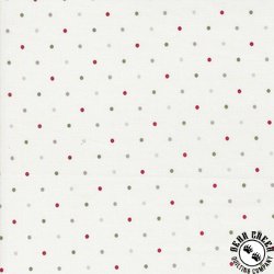 Moda Berry And Pine 108 Inch Wide Backing Fabric Magic Dot Christmas