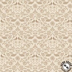 Lewis and Irene Fabrics Isabella Small Cream Lewis and Irene Fabrics Isabella Small Cream