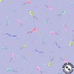 P&B Textiles Whiskerville Kite Toss Violet P&B Textiles Whiskerville Kite Toss Violet