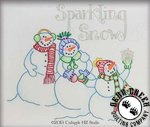 Sparkling Snow Free Embroidery Pattern by Lecien and Crab Apple Hill Studio