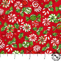Northcott Sugar Coated Candy Toss Red/Multi