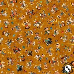 QT Fabrics Yippie Ki Yay! Cowboy/Cowgirl Toss Pumpkin QT Fabrics Yippie Ki Yay! Cowboy/Cowgirl Toss Pumpkin