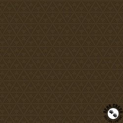 P&B Textiles Whimsy II Dotty Triangles Dark Brown P&B Textiles Whimsy II Dotty Triangles Dark Brown
