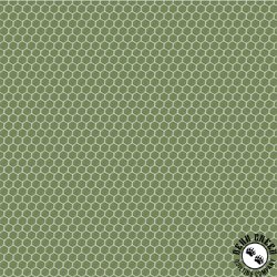 Windham Fabrics Afternoon In the Garden Honeycomb Green