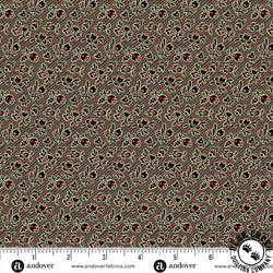 Andover Fabrics Carolina Budding Beauty Black