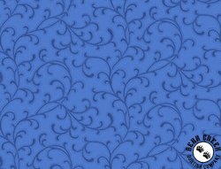 Maywood Studio Blue Belle Scroll Navy Maywood Studio Blue Belle Scroll Navy