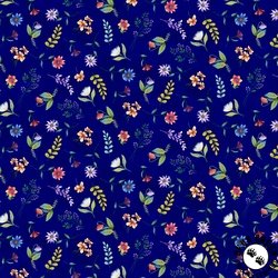Henry Glass Down the Fairy Path Mini Wildflowers Royal