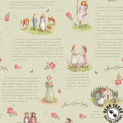 Riley Blake Designs Anne of Green Gables (2025) Main Sage Riley Blake Designs Anne of Green Gables (2025) Main Sage