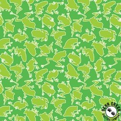 Benartex Rainforest Glow Camo Frogs Green Benartex Rainforest Glow Camo Frogs Green