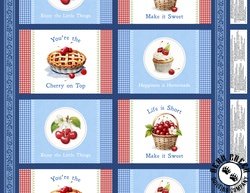 Wilmington Prints Sweet Cherry Placemat Panel Multi Wilmington Prints Sweet Cherry Placemat Panel Multi