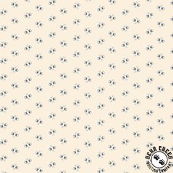 Marcus Fabrics Pint Size Neutrals Click Clack Blue