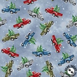 Henry Glass Hollyville Manor Truck Toss Slate Gray Henry Glass Hollyville Manor Truck Toss Slate Gray