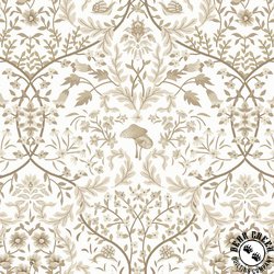 Studio E Fabrics Ashdown Forest Ogee White Studio E Fabrics Ashdown Forest Ogee White