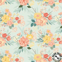Riley Blake Designs New Beginnings Main Mist Riley Blake Designs New Beginnings Main Mist