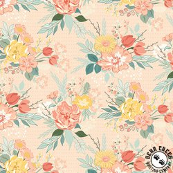 Riley Blake Designs New Beginnings Main Blush Riley Blake Designs New Beginnings Main Blush