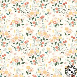 Riley Blake Designs New Beginnings Floral Cream Riley Blake Designs New Beginnings Floral Cream