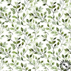 QT Fabrics Mountain Splendor Leaf Vine Evergreen QT Fabrics Mountain Splendor Leaf Vine Evergreen