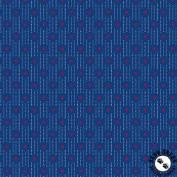 Andover Fabrics Tradition Pin Dot Stripe Blue Andover Fabrics Tradition Pin Dot Stripe Blue