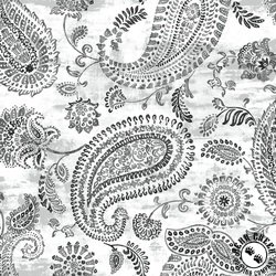 P&B Textiles Bohemia 108 Inch Wide Backing Fabric White/Black