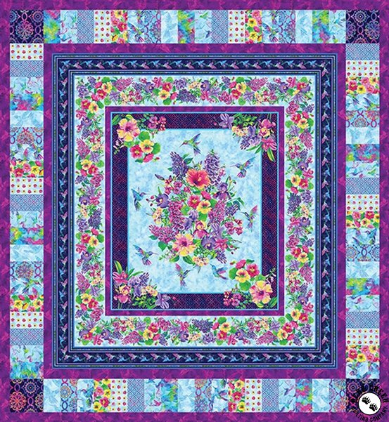 Hummingbird Heaven Free Quilt Pattern