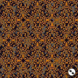 Andover Fabrics Nevermore Lace Orange