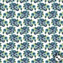 Riley Blake Designs Morning Meadow Roses White