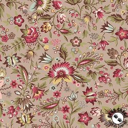 Maywood Studio French Market Floral Taupe Maywood Studio French Market Floral Taupe