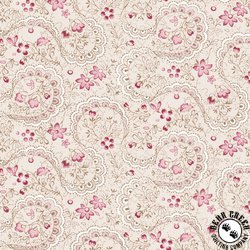 P&B Textiles Victoria Swirling Lace Ecru