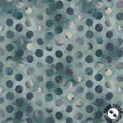 P&B Textiles Nature Story Collage Dot Blue