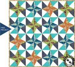 Curio Geode Free Quilt Pattern