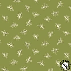 Andover Fabrics Petite Beehive Petite Bee Grass