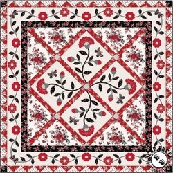 Ruby Lancaster Rose Free Quilt Pattern