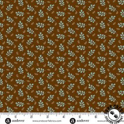 Andover Fabrics Autumn Woods Heartleaf Brown