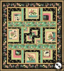 Garden Hideaway Free Quilt Pattern by Wilmington Prints Garden Hideaway Free Quilt Pattern by Wilmington Prints
