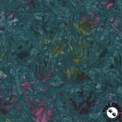Riley Blake Designs Expressions Batiks Toes in the Sand Sea Life Raspberry Jade Riley Blake Designs Expressions Batiks Toes in the Sand Sea Life Raspberry Jade