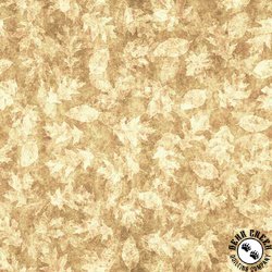 QT Fabrics Autumn Spice Leaf Blender Tan