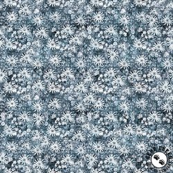 QT Fabrics Sugar, Spice, Everything Nice Flower Geo Denim QT Fabrics Sugar, Spice, Everything Nice Flower Geo Denim