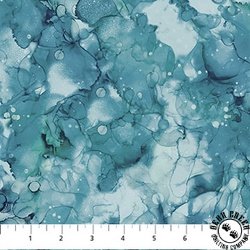 Northcott Fox Den Multi Texture Blue