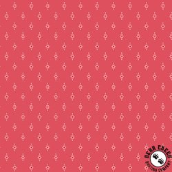 Andover Fabrics Plain and Simple Flower Pin Red