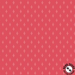 Andover Fabrics Plain and Simple Flower Pin Red