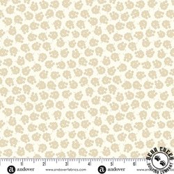 Andover Fabrics Coastal Walk Tiny Tansy Putty
