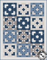 Patchwork Blue True North Free Quilt Pattern