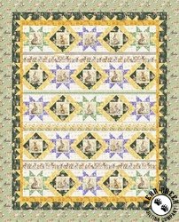 QT Fabrics Hunny Bunny Hopscotch Whole Cloth Quilt Panel