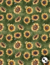 Wilmington Prints Sunkissed Toss Green