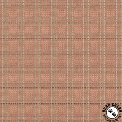 Henry Glass Simply Charming Stitched Plaid Pink Henry Glass Simply Charming Stitched Plaid Pink