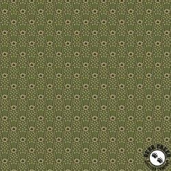 Marcus Fabrics Sturbridge Village Charm Interlocking Green