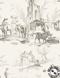 Wilmington Prints Blackberry Bramble Toile Ivory Wilmington Prints Blackberry Bramble Toile Ivory