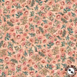 QT Fabrics Serenity Lotus Flower Toss Peach QT Fabrics Serenity Lotus Flower Toss Peach