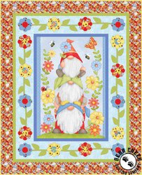 Gnome is Where Your Garden Grows Free Quilt Pattern