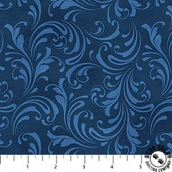 Northcott St. Nicholas Scroll Dark Blue